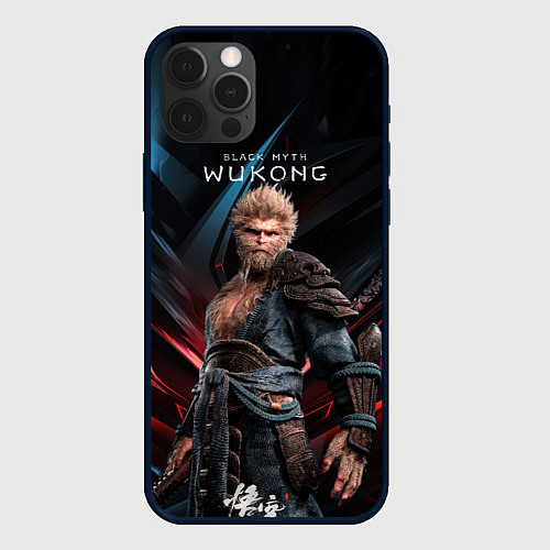 Чехол iPhone 12 Pro Black Myth Wukong / 3D-Черный – фото 1