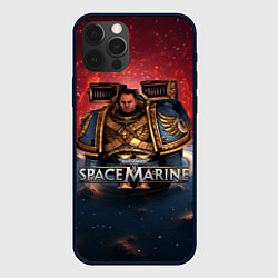 Чехол для iPhone 12 Pro Warhammer 40000 space marine 2 Captain Titus, цвет: 3D-черный