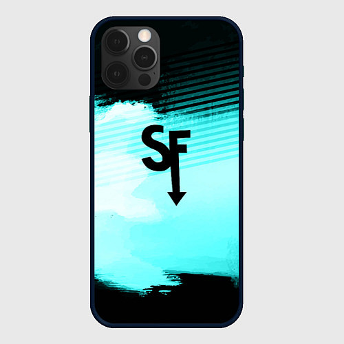 Чехол iPhone 12 Pro Sally face geometry / 3D-Черный – фото 1