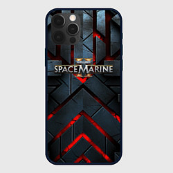 Чехол iPhone 12 Pro Warhammer 40000 space marine 2 лого