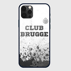 Чехол iPhone 12 Pro Club Brugge - white gradient посередине