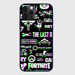 Чехол iPhone 12 Pro Logo game glitch