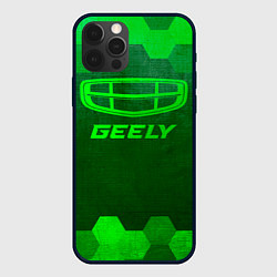 Чехол iPhone 12 Pro Geely - green gradient