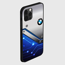 Чехол для iPhone 12 Pro BMW geometry nano, цвет: 3D-черный — фото 2