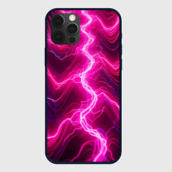 Чехол iPhone 12 Pro Pink lightnings - ai art fantasy