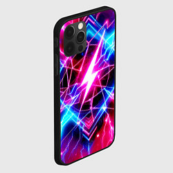 Чехол для iPhone 12 Pro Lightning - neon fantasy, цвет: 3D-черный — фото 2