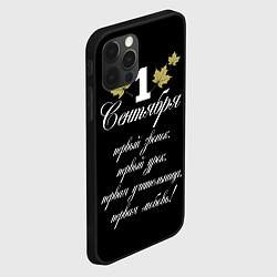 Чехол для iPhone 12 Pro 1 сентября - первый звонок, цвет: 3D-черный — фото 2