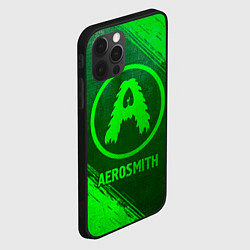 Чехол для iPhone 12 Pro Aerosmith - green gradient, цвет: 3D-черный — фото 2