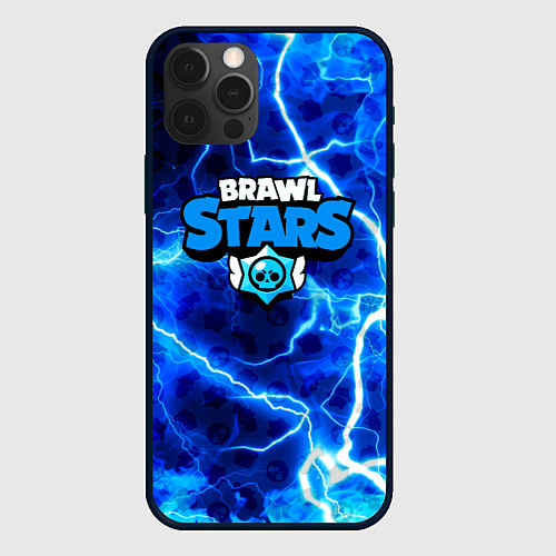 Чехол iPhone 12 Pro Brawl stars storm / 3D-Черный – фото 1