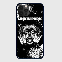 Чехол iPhone 12 Pro Linkin Park рок пес