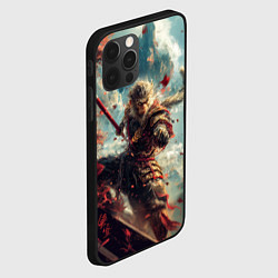 Чехол для iPhone 12 Pro Wukong с посохом, цвет: 3D-черный — фото 2