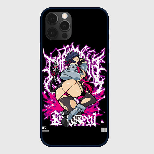 Чехол iPhone 12 Pro Джейн Доу - Zenless zone zero / 3D-Черный – фото 1