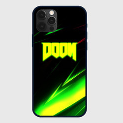 Чехол iPhone 12 Pro Doom кислотные линии