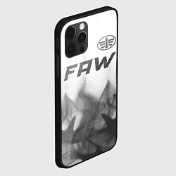 Чехол для iPhone 12 Pro FAW - white gradient посередине, цвет: 3D-черный — фото 2