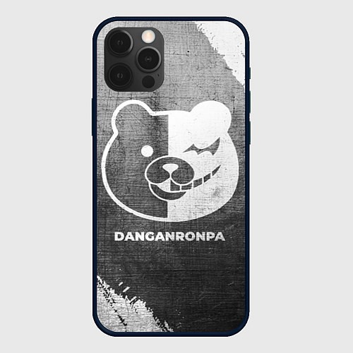 Чехол iPhone 12 Pro Danganronpa - grey gradient / 3D-Черный – фото 1