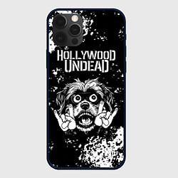 Чехол iPhone 12 Pro Hollywood Undead рок пес