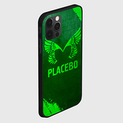 Чехол для iPhone 12 Pro Placebo - green gradient, цвет: 3D-черный — фото 2