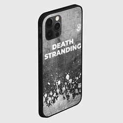 Чехол для iPhone 12 Pro Death Stranding - grey gradient посередине, цвет: 3D-черный — фото 2