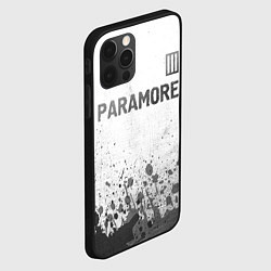 Чехол для iPhone 12 Pro Paramore - white gradient посередине, цвет: 3D-черный — фото 2