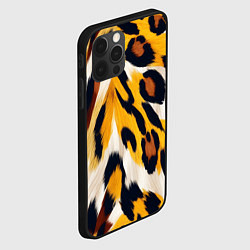 Чехол для iPhone 12 Pro Пятна леопарда, цвет: 3D-черный — фото 2
