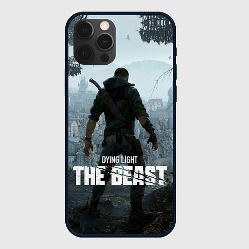 Чехол iPhone 12 Pro Кайл Крейн Dying light the beast / 3D-Черный – фото 1