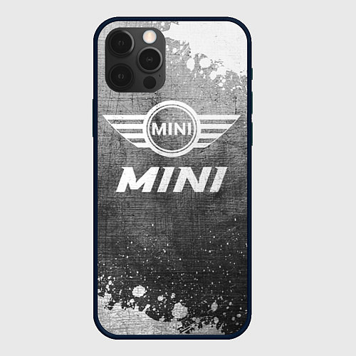 Чехол iPhone 12 Pro Mini - grey gradient / 3D-Черный – фото 1