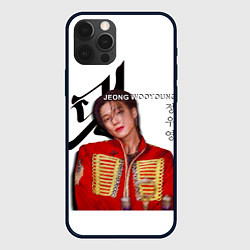 Чехол для iPhone 12 Pro Ateez Jeong Wooyoung, цвет: 3D-черный