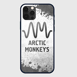 Чехол iPhone 12 Pro Arctic Monkeys - white gradient