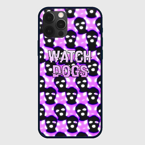 Чехол iPhone 12 Pro Watch dogs hacker / 3D-Черный – фото 1