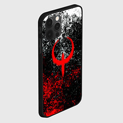 Чехол для iPhone 12 Pro Quake брызги красок, цвет: 3D-черный — фото 2