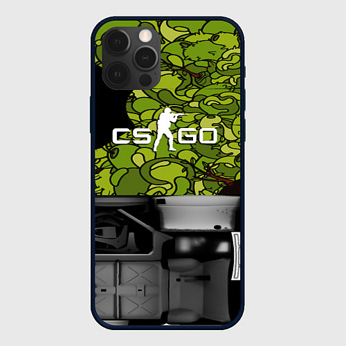 Чехол iPhone 12 Pro Counter strike game skin / 3D-Черный – фото 1