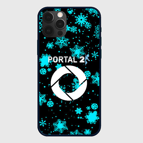 Чехол iPhone 12 Pro Portal winter / 3D-Черный – фото 1