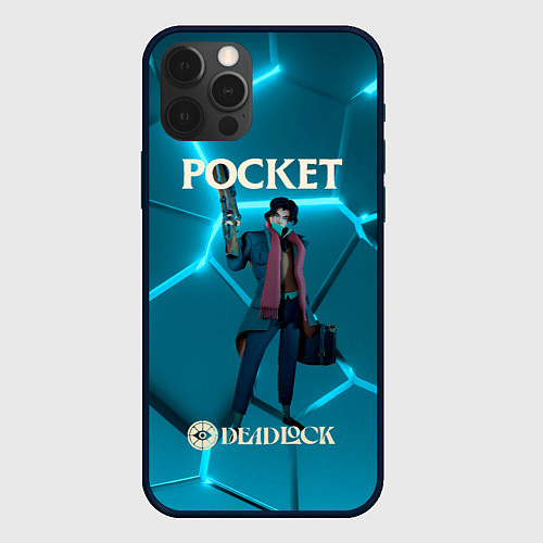 Чехол iPhone 12 Pro Pocket Deadlock / 3D-Черный – фото 1