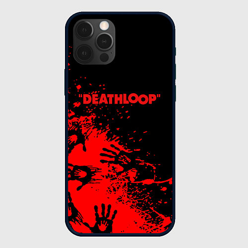 Чехол iPhone 12 Pro Deathloop руки краска / 3D-Черный – фото 1