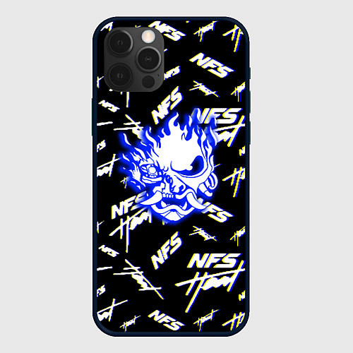 Чехол iPhone 12 Pro NFS samurai logo / 3D-Черный – фото 1