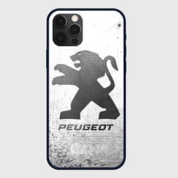 Чехол iPhone 12 Pro Peugeot - white gradient