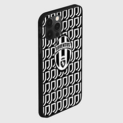 Чехол для iPhone 12 Pro Juventus fc pattern, цвет: 3D-черный — фото 2