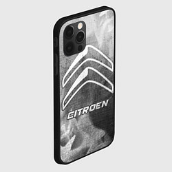 Чехол для iPhone 12 Pro Citroen - grey gradient, цвет: 3D-черный — фото 2