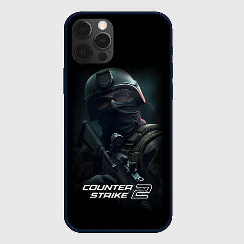 Чехол iPhone 12 Pro CS counter terrorist / 3D-Черный – фото 1