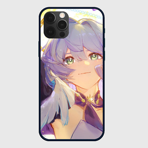 Чехол iPhone 12 Pro Honkai Star Rail Robin / 3D-Черный – фото 1