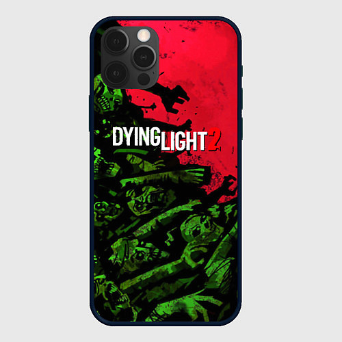 Чехол iPhone 12 Pro Dying Light 2 zombie / 3D-Черный – фото 1