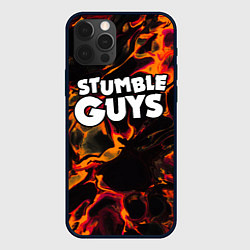 Чехол iPhone 12 Pro Stumble Guys red lava