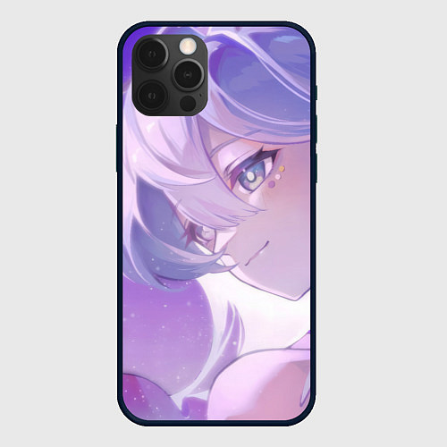 Чехол iPhone 12 Pro Honkai Star Rail Robin / 3D-Черный – фото 1