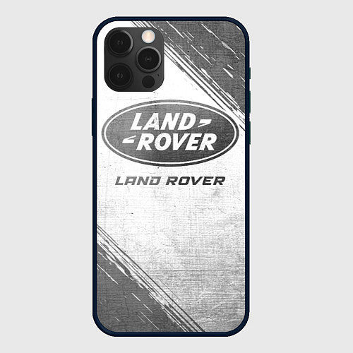 Чехол iPhone 12 Pro Land Rover - white gradient / 3D-Черный – фото 1