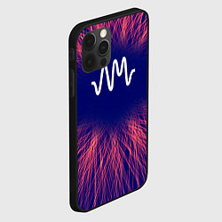 Чехол для iPhone 12 Pro Arctic Monkeys red energy, цвет: 3D-черный — фото 2