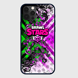 Чехол iPhone 12 Pro Brawl stars pattern geometry