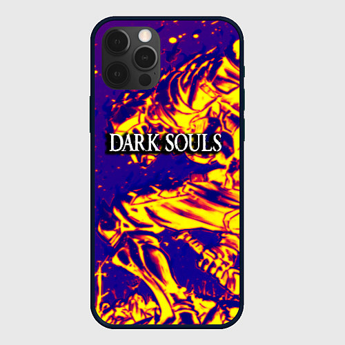 Чехол iPhone 12 Pro Darksouls рыцарь / 3D-Черный – фото 1