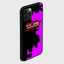 Чехол для iPhone 12 Pro Tekken pattern pink, цвет: 3D-черный — фото 2