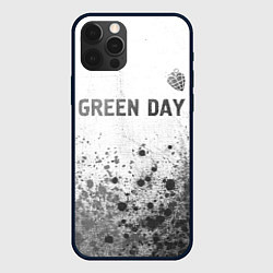 Чехол iPhone 12 Pro Green Day - white gradient посередине