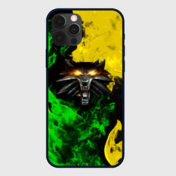 Чехол iPhone 12 Pro The Witcher in fire